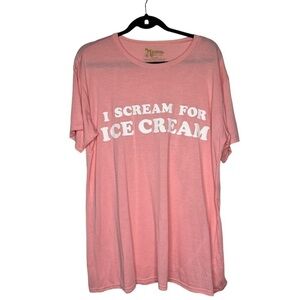 Show Me Your Mumu I scream for Ice cream shirt in pink